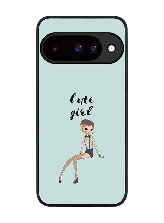 Stylizedd For Google Pixel 10 Case,Slim fit Camera Protection, Shockproof Thin Phone cover  - Shy Cute Girl - Image 1